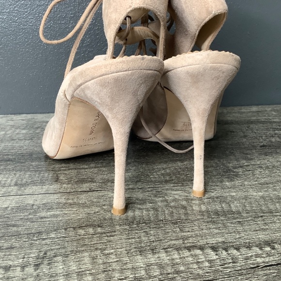 Manolo Blahnik Attal suede lace-up sandals - Picture 11 of 14